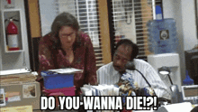The Office Dwight Schrute GIF - The Office Dwight Schrute Do You Wanna Die GIFs