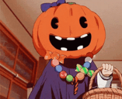 Halloween Pumpkin Mask - Anime Pumpkin Png, Transparent Png , Transparent  Png Image - PNGitem