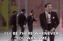 Ill Be There Whenever You Want Me Smokey Robinson And The Miracles GIF - Ill Be There Whenever You Want Me Ill Be There Smokey Robinson And The Miracles GIFs