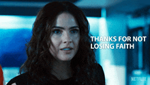 Thanks For Not Losing Faith Ava Winters GIF - Thanks For Not Losing Faith Ava Winters Obliterated GIFs