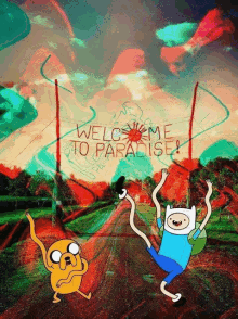 Trippy Weed GIF - Trippy Weed Welcome To Paradise GIFs