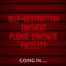 Warning Self GIF - Warning Self Destruction GIFs