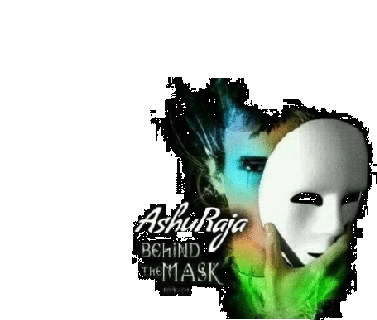 Ashu Raja Behind The Mask Sticker - Ashu Raja Behind The Mask Serious Stickers