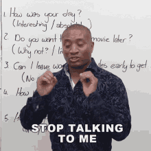 Stop Talking To Me James GIF - Stop Talking To Me James Engvid GIFs