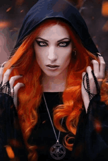 Elliered Flame Girl GIF - Elliered Flame Girl Red Witch GIFs