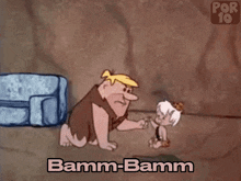 Bamm Bamm Flintstones GIF - Bamm Bamm Flintstones Strong GIFs