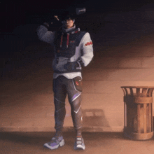 Throwing A Cup Into A Bin Iso GIF