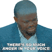 Theres So Much Anger In Your Voice Kbrown Sticker - Theres So Much Anger In Your Voice Kbrown Kingsley Stickers