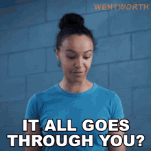 It All Goes Through You Judy Bryant GIF - It All Goes Through You Judy Bryant Wentworth GIFs