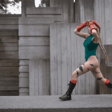 cammy cammy white street fighter cosplay kick