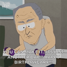 Grandpa Working Out South Park GIF