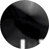 a black and white image of a circle with a few white lines on it