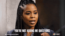 You'Re Not Asking Me Questions I'M Asking You Questions Sergeant Ayanna Bell GIF - You'Re Not Asking Me Questions I'M Asking You Questions Sergeant Ayanna Bell Danielle Mone Truitt GIFs
