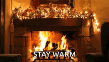 Fireplace Christmas GIF