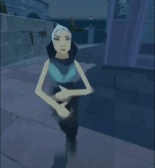 a cartoon character with chinese writing on the bottom of the screen