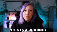 This Is A Journey Ashnichrist GIF - This Is A Journey Ashnichrist Its A Trip GIFs