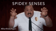 Spidey Sense GIF - Spidey Sense Spiderman Blart Rides Again GIFs
