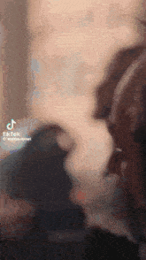 a close up of a person 's face with a tiktok watermark on the bottom
