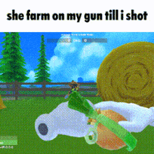 She Farm On My Gun Till I Shot Fps Game GIF