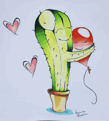 Cactus Palloncino GIF