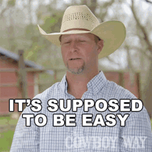 Its Supposed To Be Easy Bubba Thompson GIF - Its Supposed To Be Easy Bubba Thompson The Cowboy Way GIFs