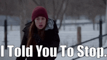 Chicago Pd Kim Burgess GIF - Chicago Pd Kim Burgess I Told You To Stop GIFs
