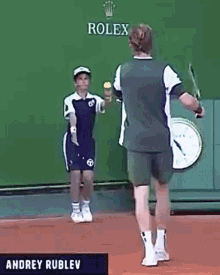Andrey Rublev Tennis Ball GIF - Andrey Rublev Tennis Ball Dropped GIFs