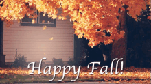 Leaves Falling GIF - Happy Fall GIFs