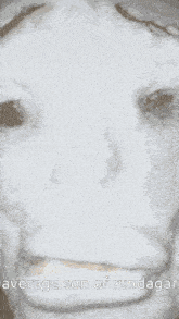 a drawing of a face with the words average son of rundagar below it
