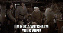 Im Not A Witch Im Your Wife Witch GIF - Im Not A Witch Im Your Wife Witch Wife GIFs