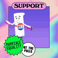 Vote Support Marriage Equality At The Polls GIF - Vote Support Marriage Equality At The Polls Lgbtqia GIFs