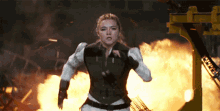 Running Explosion GIF - Running Explosion Im Out GIFs