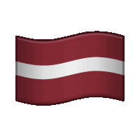 a latvian flag is waving in the wind