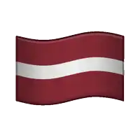 a latvian flag is waving in the wind