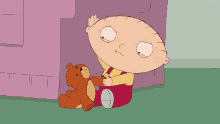 Family Guy Stewie GIF - Family Guy Stewie Teddy Bear GIFs