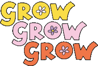 Grow Growth Sticker - Grow Growth Food For Thought Stickers