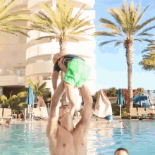 Swimming Carson Lueders GIF - Swimming Carson Lueders Playing With The Kids GIFs