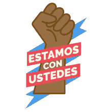 estamos con ustedes we are with you black lives matter
