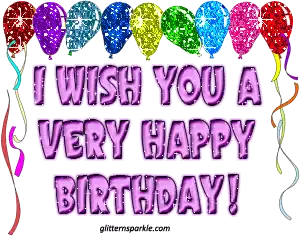 Happy Birthday Wishing You A Happy Birthday Sticker - Happy Birthday Wishing You A Happy Birthday Balloons Stickers