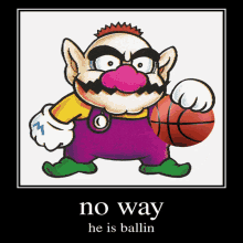 No Way He Is Ballin Wario Ballin GIF - No Way He Is Ballin Wario Ballin Small Wario GIFs