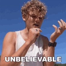 Unbelievable Ryan Trahan GIF - Unbelievable Ryan Trahan I Cant Believe It GIFs