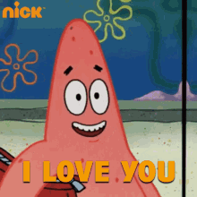 I Love You Patrick Star GIF - I Love You Patrick Star Spongebob Squarepants GIFs