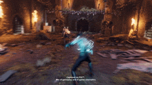a screenshot of a game that says captured on ps5 mix of gameplay and in-game cinematics