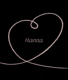 hanna name i love you very much i love hanna