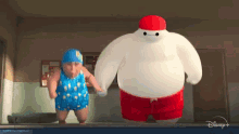 Lets Go For A Swim Baymax GIF - Lets Go For A Swim Baymax Here We Go GIFs