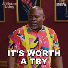 Its Worth A Try Mr Brown GIF - Its Worth A Try Mr Brown Assisted Living GIFs