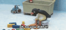 Penguin Oh No You Didnt GIF - Penguin Oh No You Didnt Spin GIFs