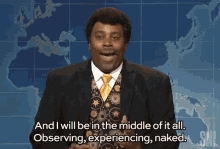 And I Will Be In The Middle Of It All Middle Man GIF - And I Will Be In The Middle Of It All Middle Man Kenan Thompson GIFs