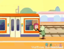 Hug Train GIF