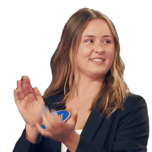 Clapping Hands Maddie Sticker - Clapping Hands Maddie Family Feud Canada Stickers